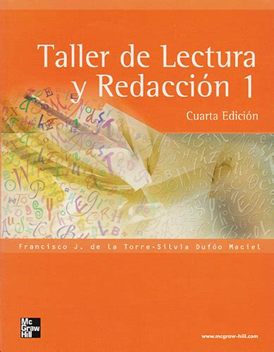 Librería Morelos TALLER DE LECTURA Y REDACCION 1