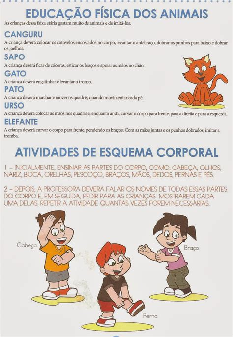 Canal Pedag Gico Atividades Movimento Corporal M Sica Educa O Infantil