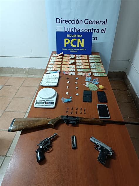 La Policía detuvo a 9 personas y secuestró drogas dinero y armas tras