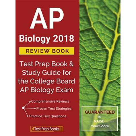 Ap Biology 2018 Review Book Test Prep Book And Study Guide For The