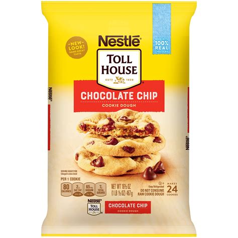 2 Pack Nestle Toll House Chocolate Chip Cookie Dough 16 5 Oz Pack