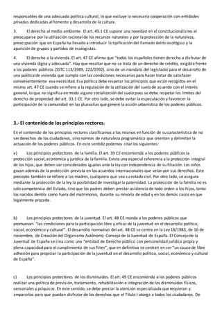 Tema 13 Los Principios Rectores De La Politica Social Y Economica PDF