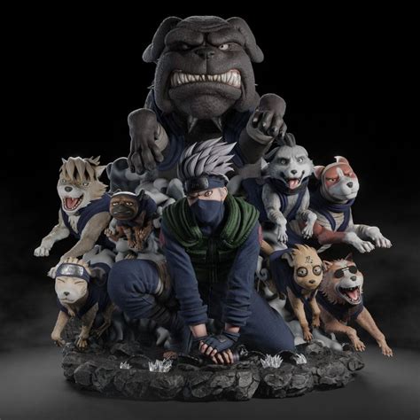 ArtStation - Kakashi Summoning Dogs., Matheus Evangelista | Action ...