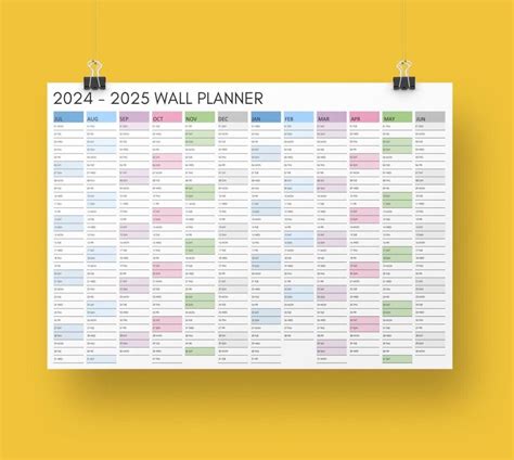 Wall Calendars 2025 Printable Vinny Jessalyn