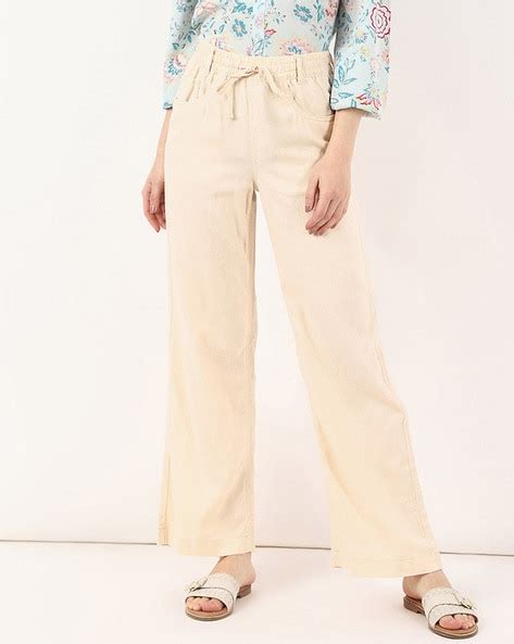 Aggregate 51 Womens Wide Leg Linen Trousers Best In Coedo Vn