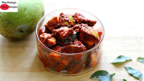 Traditional Mango Pickle How To Make Easy Kerala Mango Pickle Pacha