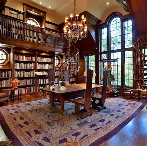 49 Mil Mansion Home Library Artofit