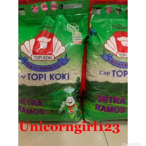 Jual Beras Topi Koki Setra Ramos Kg Readystock Ori Shopee Indonesia