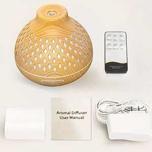 FRECOO Aroma Diffuser 400ml Ultraschall Leise Luftbefeuchter BPA Free