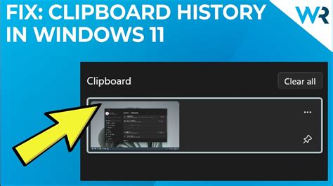 Windows 11s Clipboard History Not Working Try These Fixes Youtube