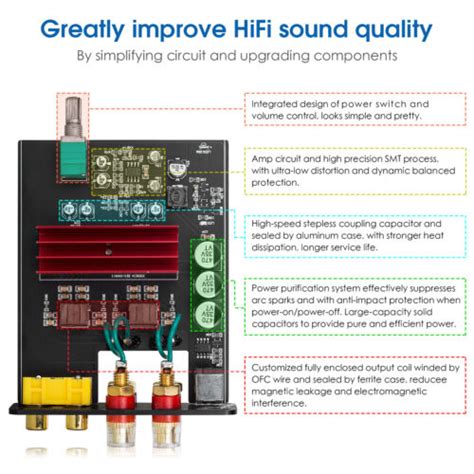 Nobsound Ns G Pro Hifi Channel Digital Amplificateur St R O Audio