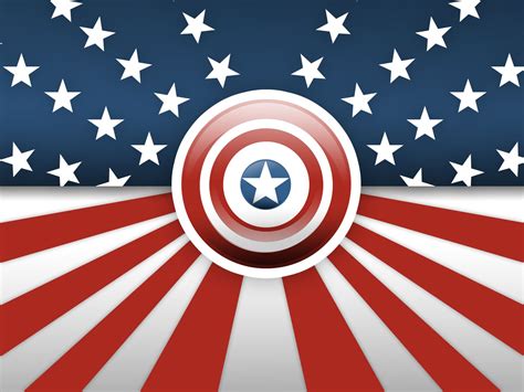 american flag with captin america | Captain America by D4Nart | Captain america wallpaper ...