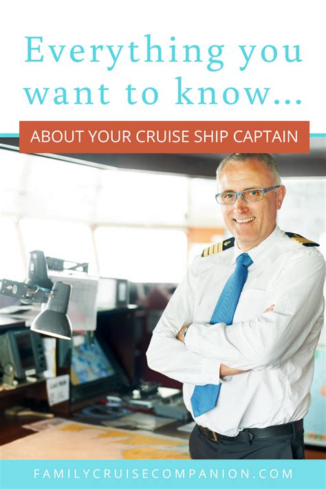 What You Should Know About Your Cruise Ship Captain