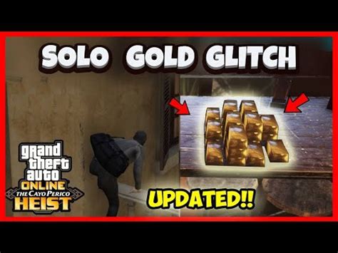 New Cayo Perico Solo Gold Glitch West Storage Gta Online Youtube