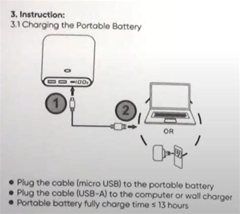 Onn Portable Charger Instructions