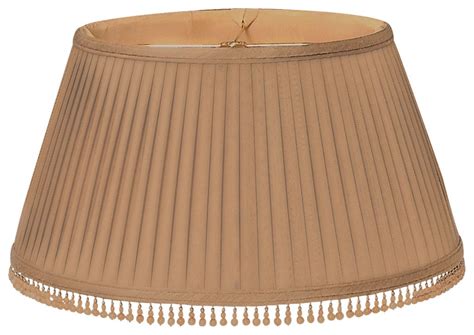 Pleated Beaded Round Designer Lamp Shade