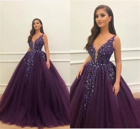 Purple Ball Gown Prom Dresses Dresses Images 2022