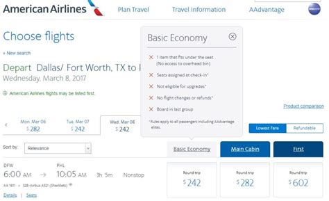 American Starts Selling Basic Economy Fares On 10 Routes Andys Travel Blog