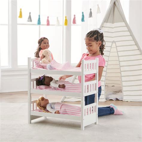 Badger Basket 1 2 3 Convertible Doll Bunk Bed With Bedding Reviews