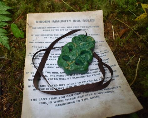 Survivor Hidden Immunity Idol Season Heroes Vs Villains Etsy