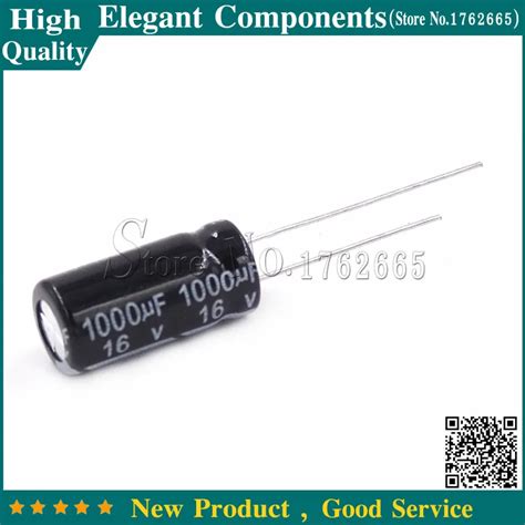 20Pcs 1000UF 16V 16V 1000UF Aluminum Electrolytic Capacitors Size 8