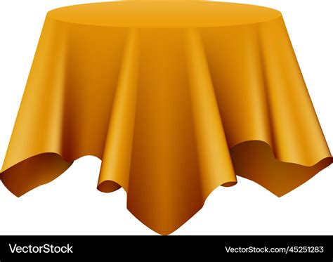 Realistic tablecloth Royalty Free Vector Image