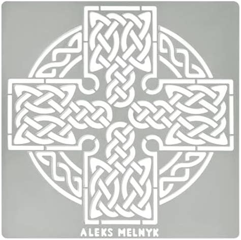 Amazon Aleks Melnyk No Metal Journal Stencil Celtic Knot