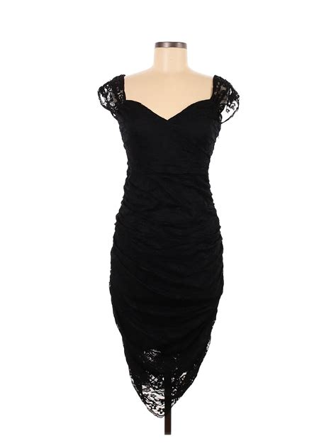 Express Solid Black Cocktail Dress Size M 71 Off Thredup