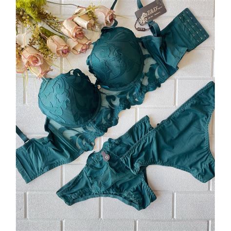 Conjunto De Lingerie Bojo Luxo Shopee Brasil
