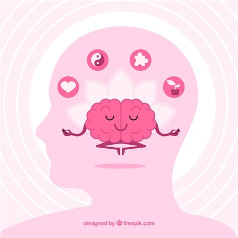 Concepto Moderno De Salud Mental Con Diseño Plano Vector Premium