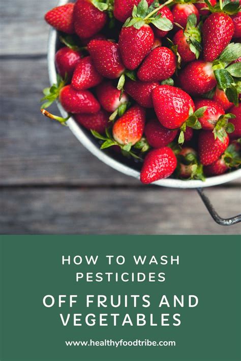 5 Ways To Wash Pesticides Off Fruits And Vegetables Fruit Veggie Wash Fruit And Vegetable