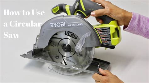 How To Use A Circular Saw To Cut Wood Power Tools Tutorials