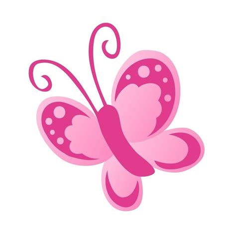 Stickers Papillon Rose En Vol Etiquette Autocollant