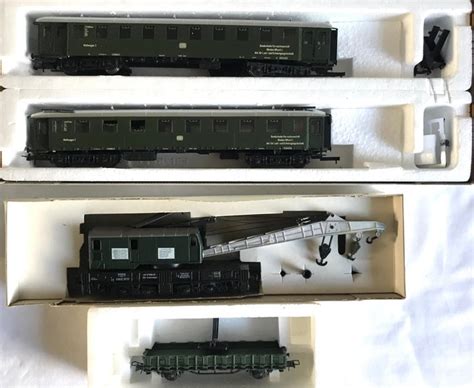 Roco H0 Freight Carriage Heavy Crane Car With Wagons Of Catawiki