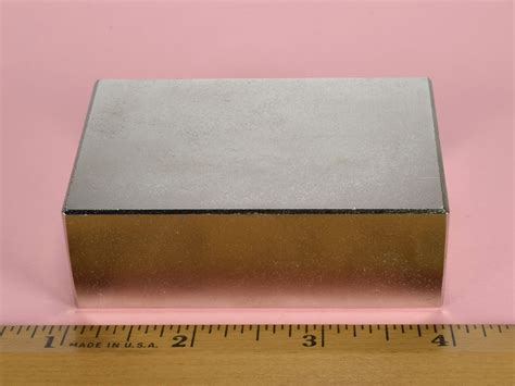 Bz Y X N Neodymium Block Magnet K J Magnetics