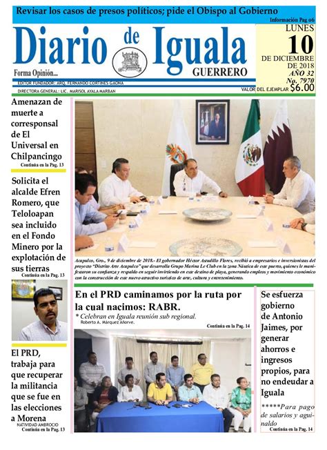 Calam O Lunes De Diciembre De Periodico Diario De Iguala