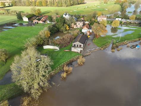 Extreme Flooding, River Derwent, North Yorkshire 2024 Stock Photo ...