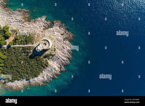 Aerial View Of The Fortress Arza Lustica Peninsula Stock Photo Alamy