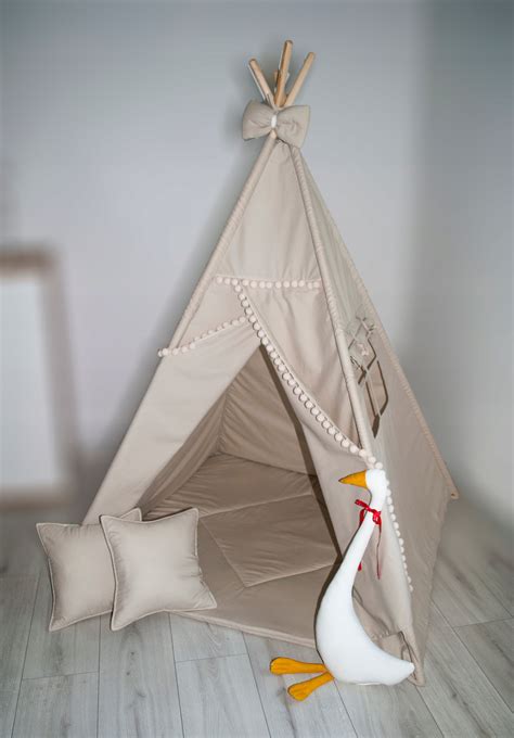 Namiot Tipi Teepee Wigwam Dla Dzieci Mata Poduszki Allegro Pl