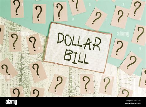 Handwriting Text Dollar Bill Conceptual Photo A Piece Of Paper Money