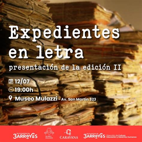 El Mulazzi Presenta “expedientes En Letras 2ª Edición Lu24