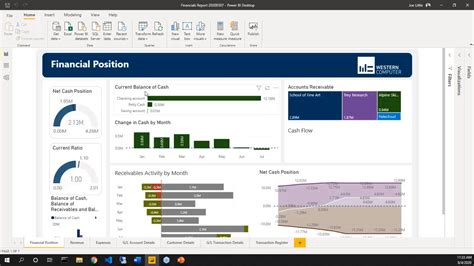 Financial Dashboard Set Up In Power Bi With Dynamics 365 Business Central