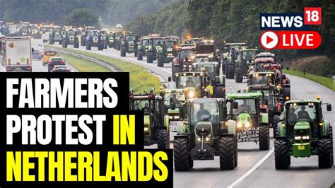 Defying Ban Tractors Head To The Hague For Farmers Protest I