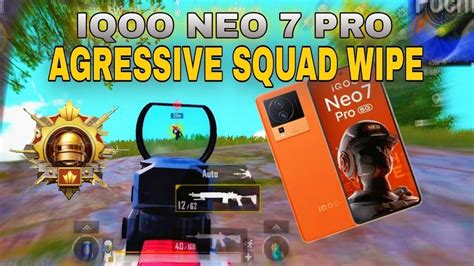 Iqoo Neo Pro Pubg Bgmi Gameplay Aggressive Squad Wipes Youtube