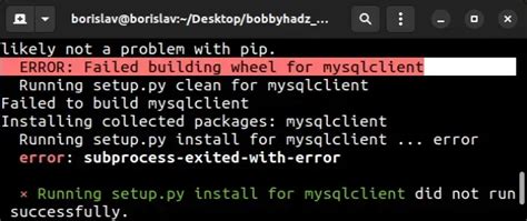 Failed Building Wheel For X When Using Pip Install Solved Bobbyhadz