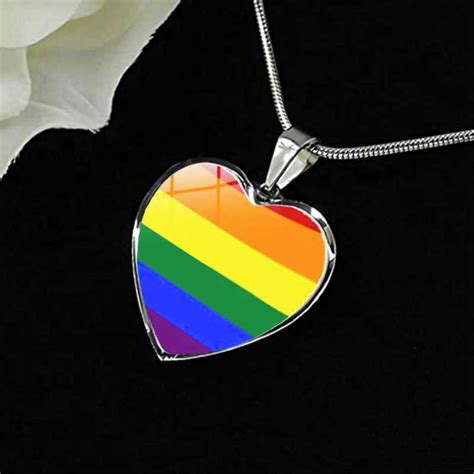Colar De Cora O Bandeira Do Orgulho Gay Pride Lgbtqia Elo