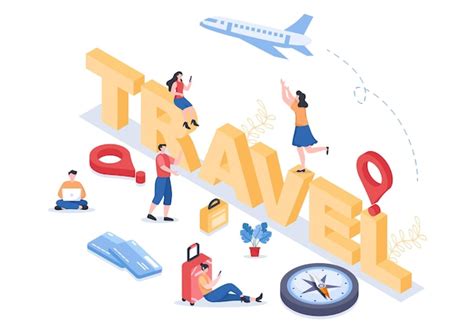 Viajar Ao Redor Do Fundo De Ilustra O Vetorial Mundo Tempo Para