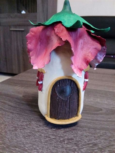 Air Dry Clay Fairy House Clay Fairy House Clay Fairies Air Dry Clay