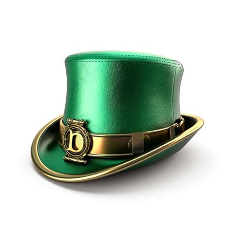 Premium Photo St Patricks Hat With Clover Vector Illustration