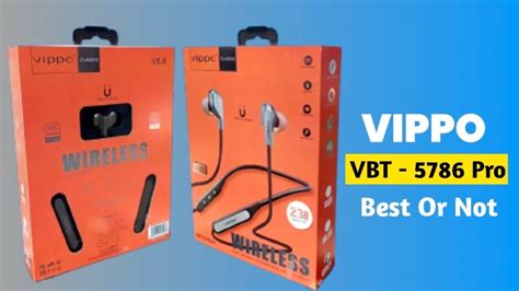 Best Bluetooth Neckband Under 599 Vippo Vbt 5786 Pro Unboxing